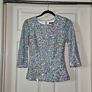 French Co section Sequin Top